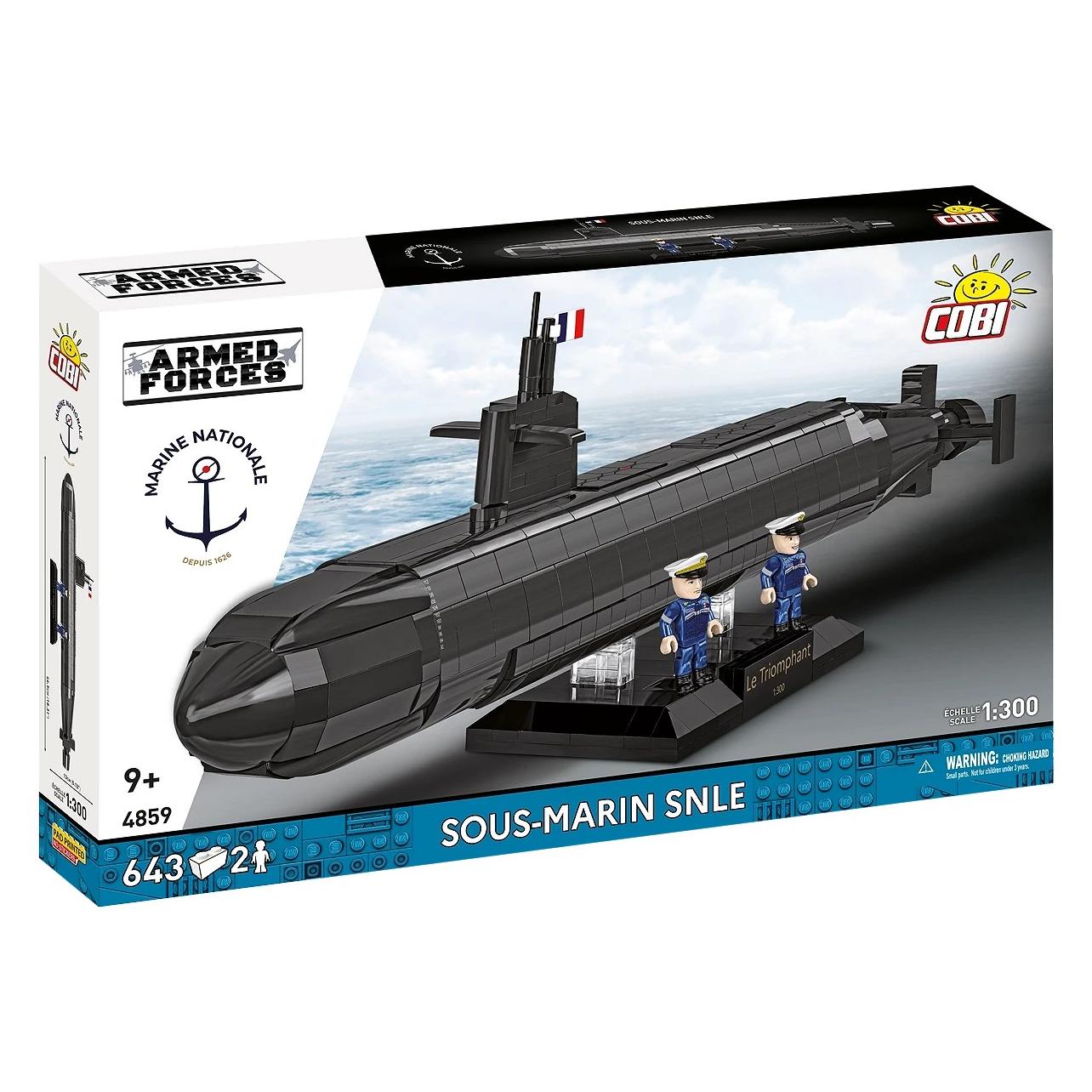 Cobi COBI-4859 - 643 PCS ARMED FORCES 4859 SOUS-MARIN SNLE (417902)