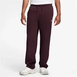 NIKE Club Fleece Jogginghose Herren 652 - burgundy crush/metallic gold S