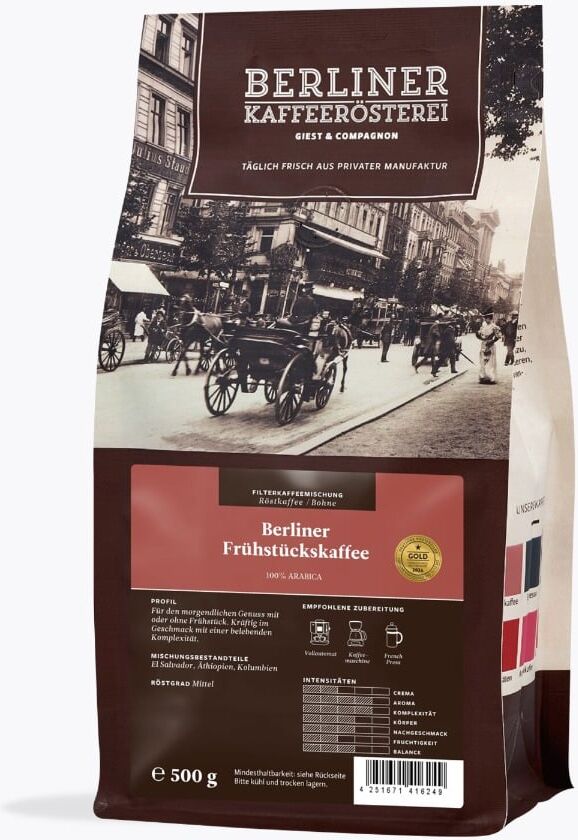 Berliner Kaffeerösterei Berliner Frühstückskaffee 500g