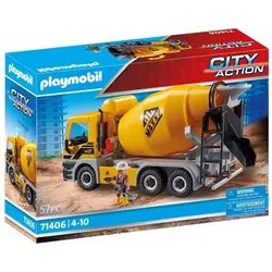 Playmobil Betonmischer mit drehbarer Mischtrommel (71406)