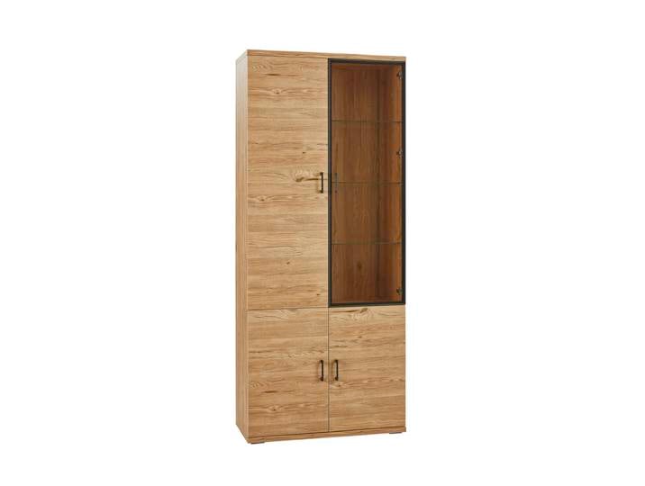 Vitrine Olsberg 89,8x211,4 cm Custavson Eiche Melamin