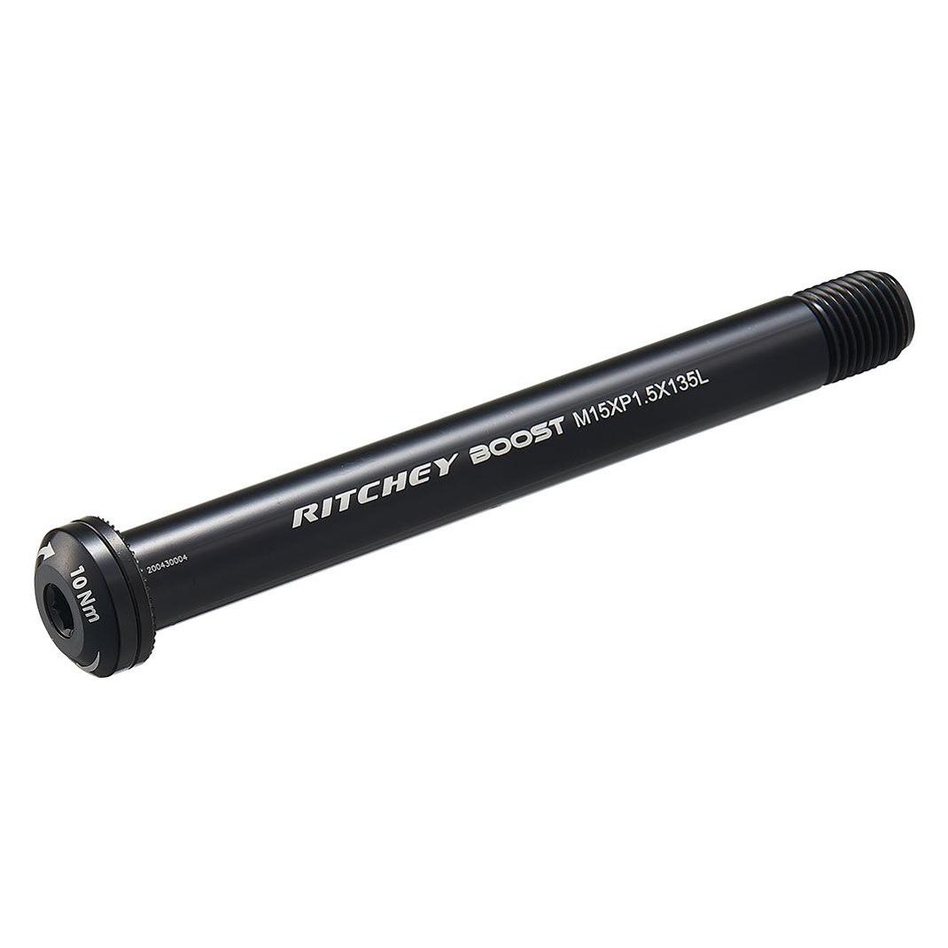 Ritchey Steckachse, VR 15x110mm, M12x1.5, 10mm, black (15055337004-796941150538)