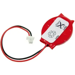 Bios-Batterie CR2032 mit Stecker rot oder gelb
