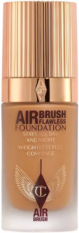 CHARLOTTE TILBURY - Airbrush Flawless Foundation – Leichte Foundation mit voller Deckkraft,  Warm