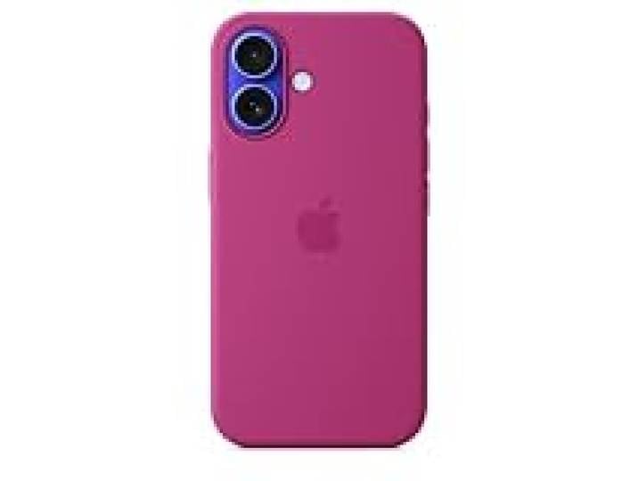 Apple Coque en Silicone avec MagSafe pour iPhone 16 - Fuchsia ​​​​​​​