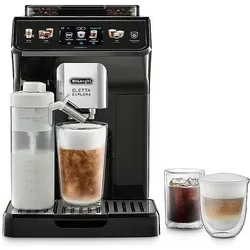 De'Longhi Eletta Explore Cold Brew, Kaffeevollautomat, Schwarz, Grau