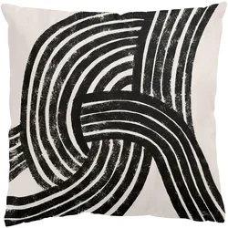 DEKOKISSEN Knoten schwarz 50/50 cm