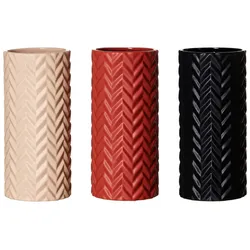 Ritzenhoff & Breker Zick Zack Vase 25 cm 3er Set Mixed