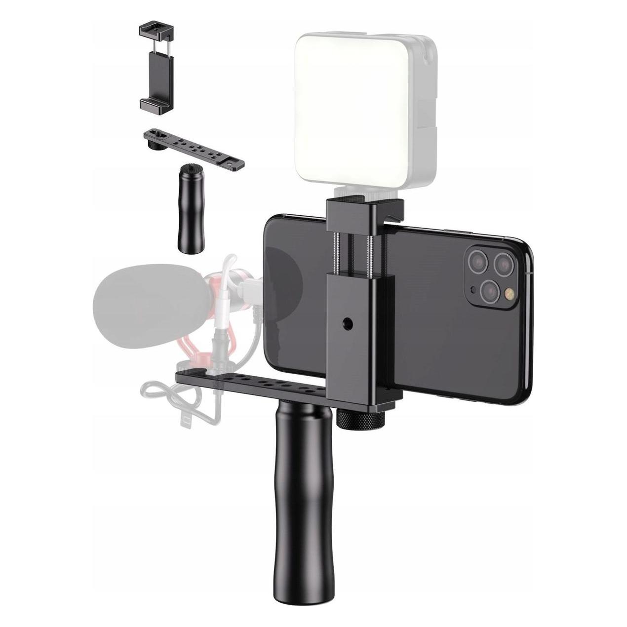Apexel Mocowanie Rączka Ramię Grip 1/4"" Iso Na Telefon + Mikrofon Lampę Monitor / Apl-vg01 (APEXEL)