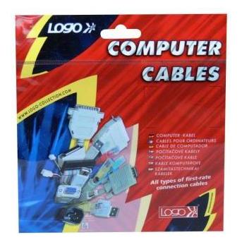 Logo Audio Adapter, Jack-Stecker (3.5mm) - Stecker (6,3 mm) weiblich, Stereo, schwarz (Klinkenadapter) (39615959)