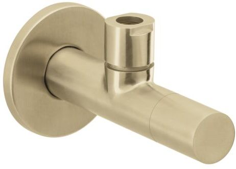 Herzbach Design iX PVD Eckventil 21.954780.1.41 mit Rosette, Brass Steel