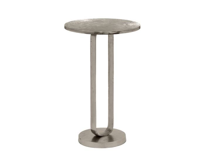 Beistelltisch TARA 38 x 38 cm silberfarbig