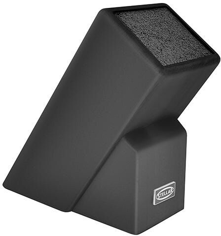 Stellar Fibre & Beech Black Universal Knife Block