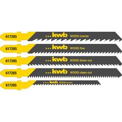 kwb 617285 Stichsägeblatt-Set für Holz 5 St.