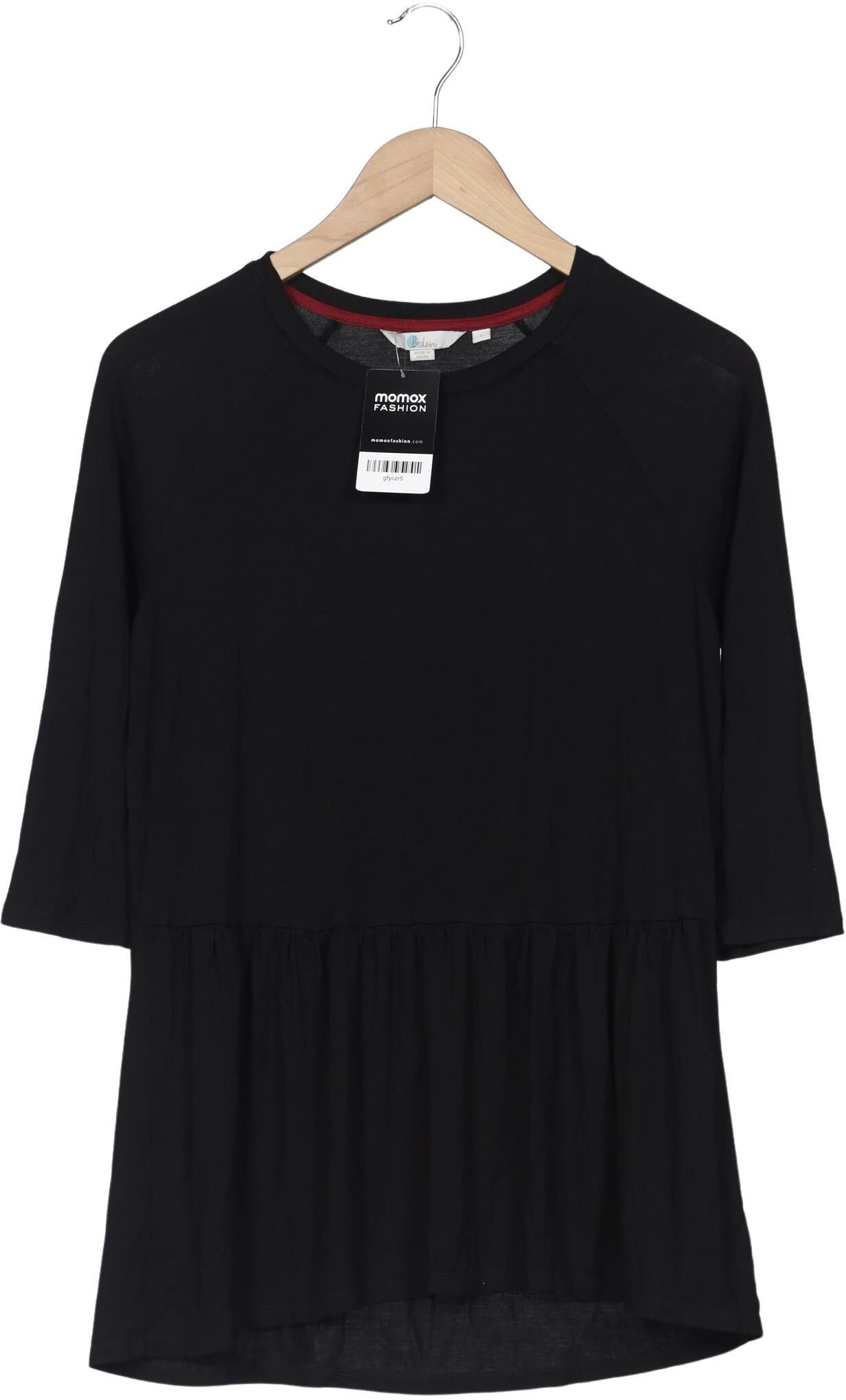 Boden Damen Langarmshirt, Schwarz, Gr. S, Modal / Elasthan - Second Hand