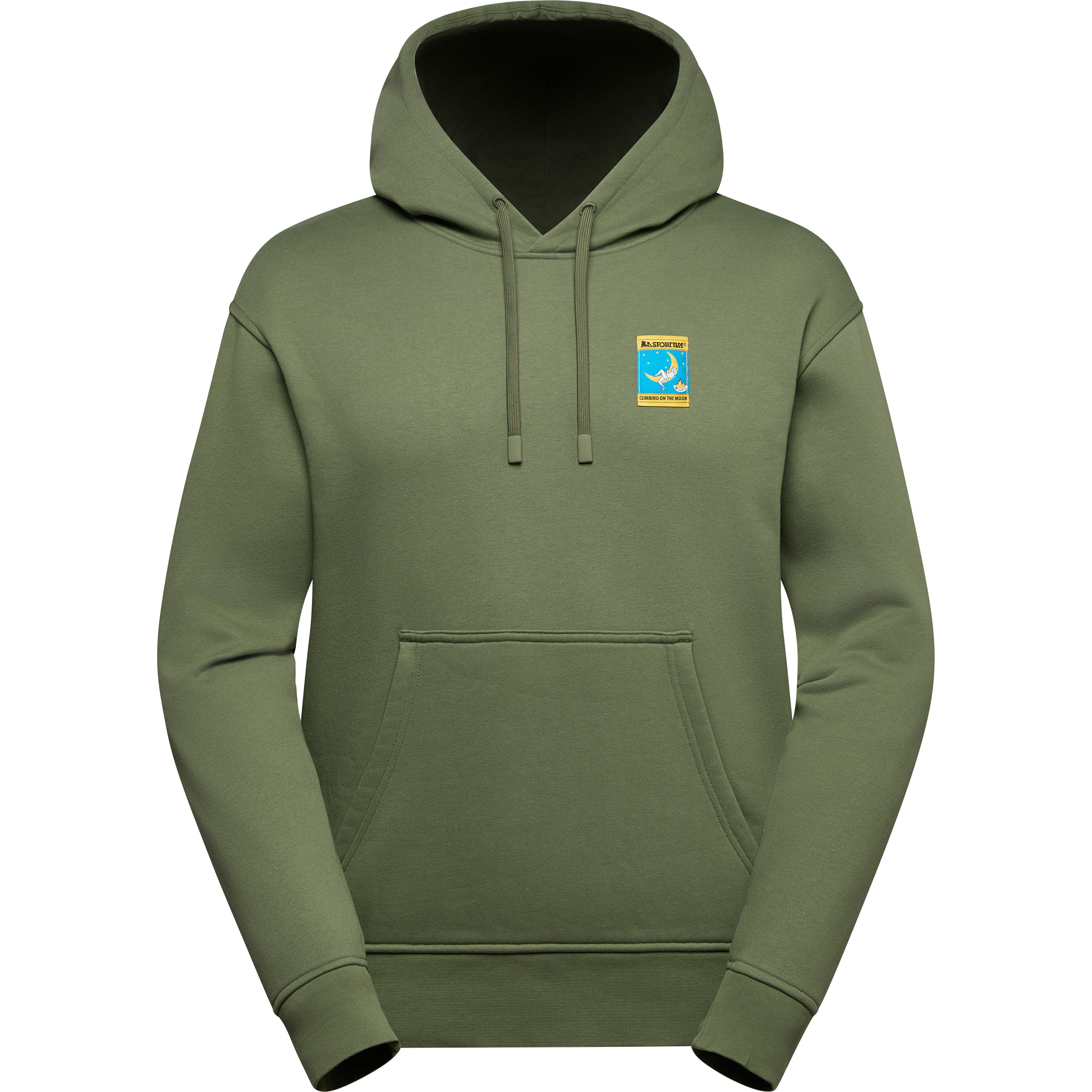 La Sportiva Moon Climb Hoodies oliv Größe XXL Bouldern | Lifestyle Schnell trocknend