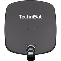 TechniSat DIGIDISH 45 mit Satfinder V/H-LNB (Parabolantenne, 32.20 dB, DVB-S / -S2), SAT Spiegel + SAT Antennen, Grau