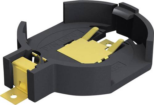 Keystone Electronics 1070 Knopfzellenhalter 1x CR2032 Horizontal, Oberflächenmontage SMD (L x B x H) 28.38 x 20 x 5.97mm