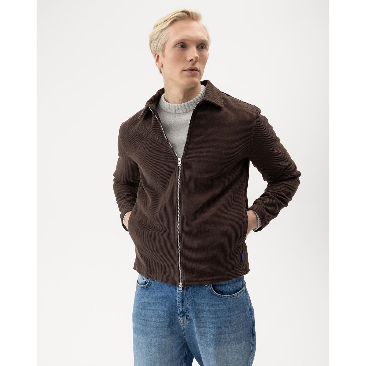 Holebrook Birger Cord Jacket dark chocolate (799) M A61101-799-M