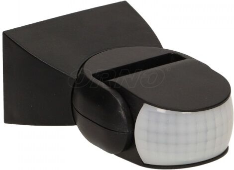 Sensor de Movimento PIR Branco 220V 180º (IP65) Preto - ORNO