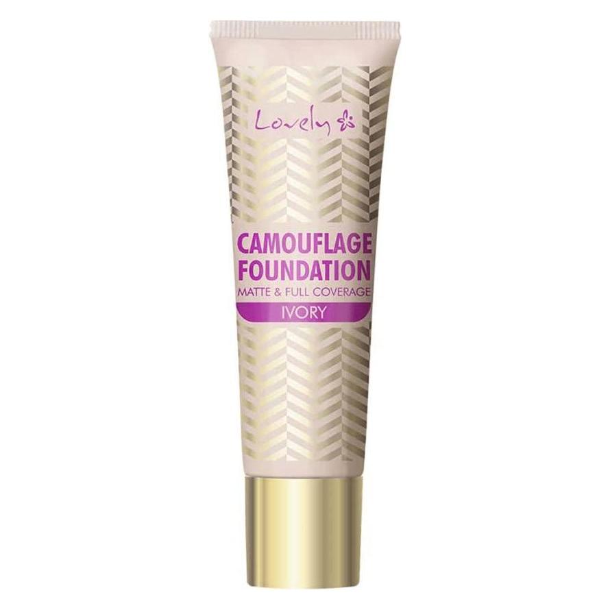Lovely Camouflage Foundation Matt & Full Coverage kryjący podkład do twarzy 3 Ivory 25g (Ivory) (30185256)