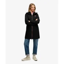 Superdry für Damen. W5012148A Windjacke Longline TRI schwarz (XXS), Lässig, Recyceltes Polyester