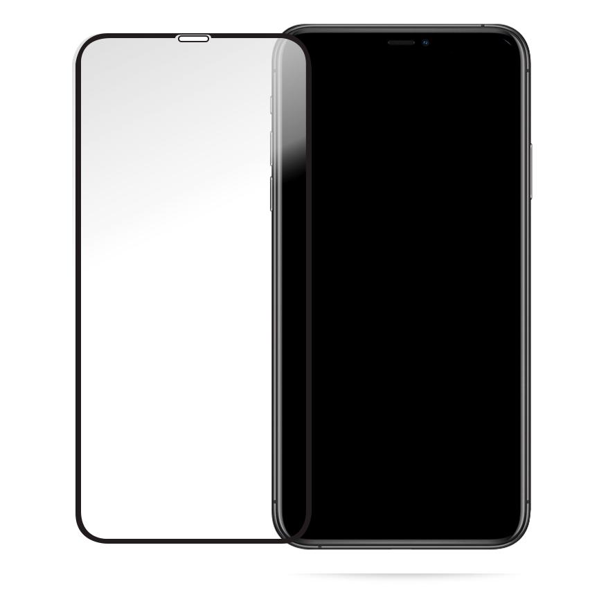 Mobilize Schwarzer Rahmen Glas (Apple iPhone 11 Pro Max, Apple iPhone XS Max) (37168717)