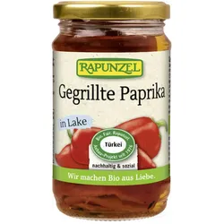 Paprika gegrillt rot