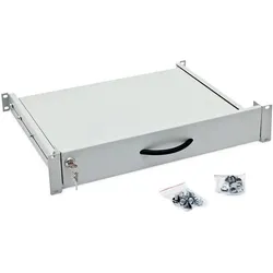 Tritón Triton RAB-UP-X29-A1 19" verschliessbarer Tastatur- und Mauseinschub, schwarz, Serverschrank Zubehör, Schwarz
