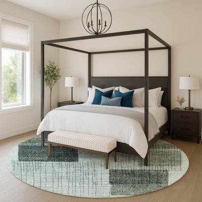 Addison Rugs Premium Washable Super Soft Geo Hatch Mayfield Rug