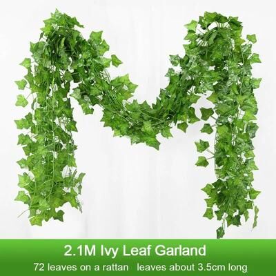 Uplift Treasures Artificial Ivy Leaf Garland Vine For Home And Event Decor ivy Leaf Garland