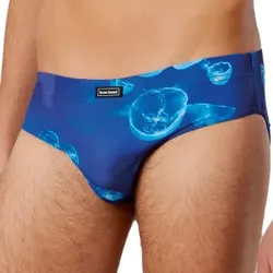 Bruno Banani Subaqua Sportslip Brief Blau Muster Polyester XX-Large Herren
