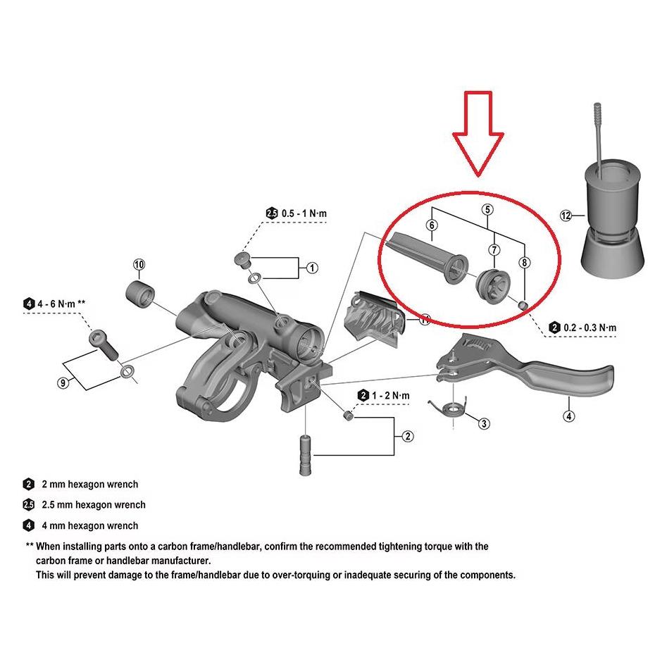 Shimano Membran (Einheit) für BL-M9220 (Y2RJ98060)