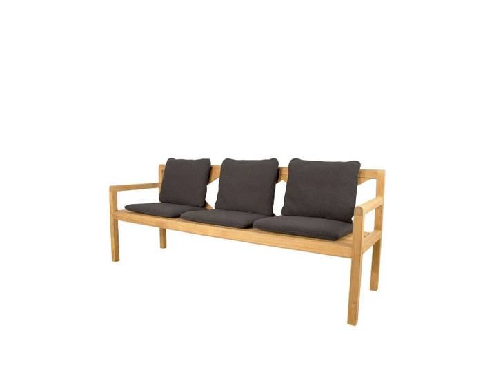 Cane-line Banc Grace 3 places Dark grey, teak