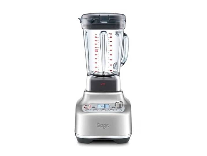 Sage The Super Q, Standmixer, Gebürsteter Edelstahl Standmixer, Ultrastark, Schnell, Leise, 5 One-Touch-Programme, 12 Geschwindigkeiten, 1520 W, 2 L Behälter, Smoothies, Suppen