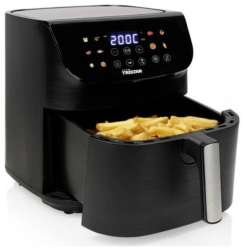 Tristar FR-9073 Heißluft-Fritteuse 9l 1800W Antihaftbeschichtung, digitaler Timer Schwarz