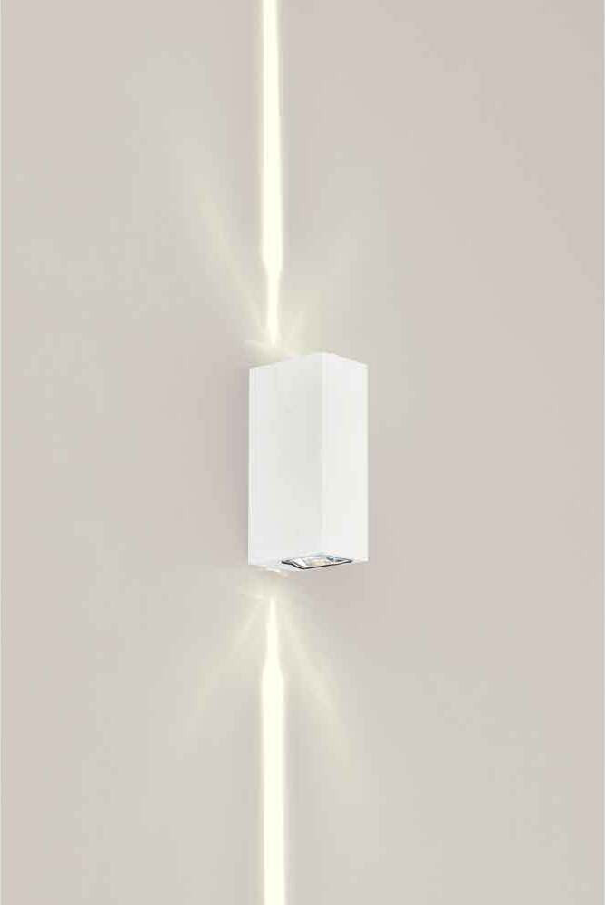 NCC-Licht LED Wandlamp Up/Down 6W 375lm Wit 2700K Warm Wit