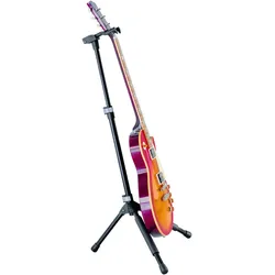 K&M Gitarrenständer "Memphis Pro" (Bass, E-Gitarre, Gitarre), Instrumentenständer + Halter, Schwarz