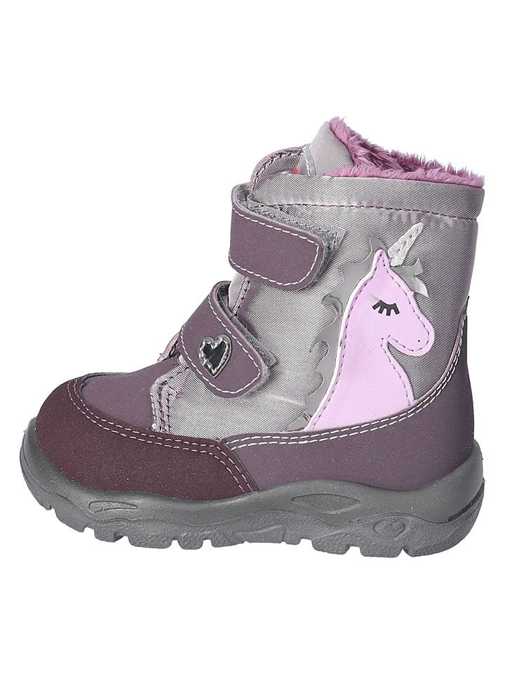 PEPINO Winterstiefel in Lila/ Grau - 26