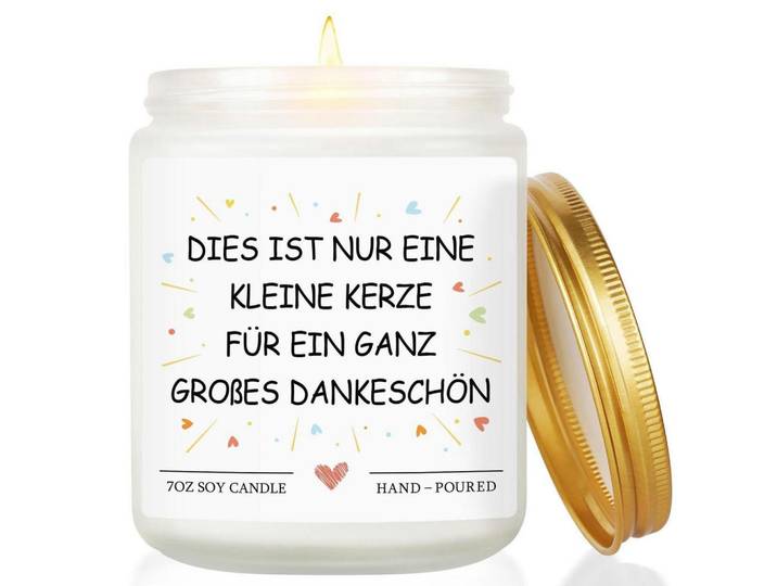 Duftkerze Lavendel & Eukalyptus 7OZ Glas, Flieder, Paraffin, 11 cm, Dekoration, Kerzen & Kerzenhalter, Duftkerzen