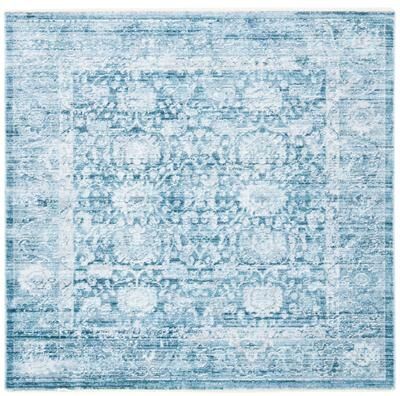 SAFAVIEH Illusion Estrella Vintage Boho Oriental Viscose Rug with Fringe