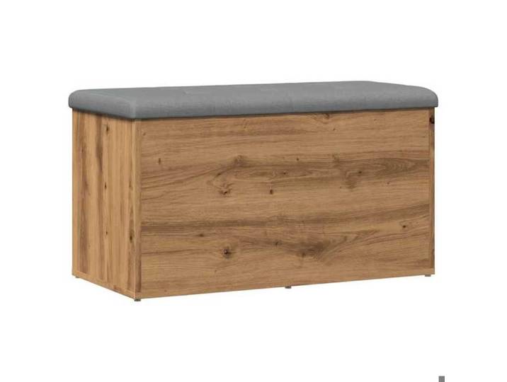 Bonne qualité - Banc de rangement/stockage - BONNIE - chêne artisanal 82x42x45 cm bois d'ingénierie - MAW49133680