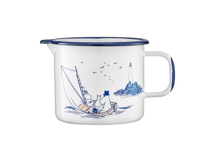 Muurla Pichet en émail Moomin 1,3L Sailors