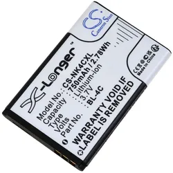 Powery Akku für Olympia Typ LN-4C