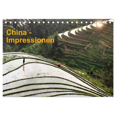 China-Impressionen (Tischkalender 2026 DIN A5 quer), CALVENDO Monatskalender