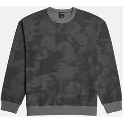 Sweatshirt Motion Camo Grau XL