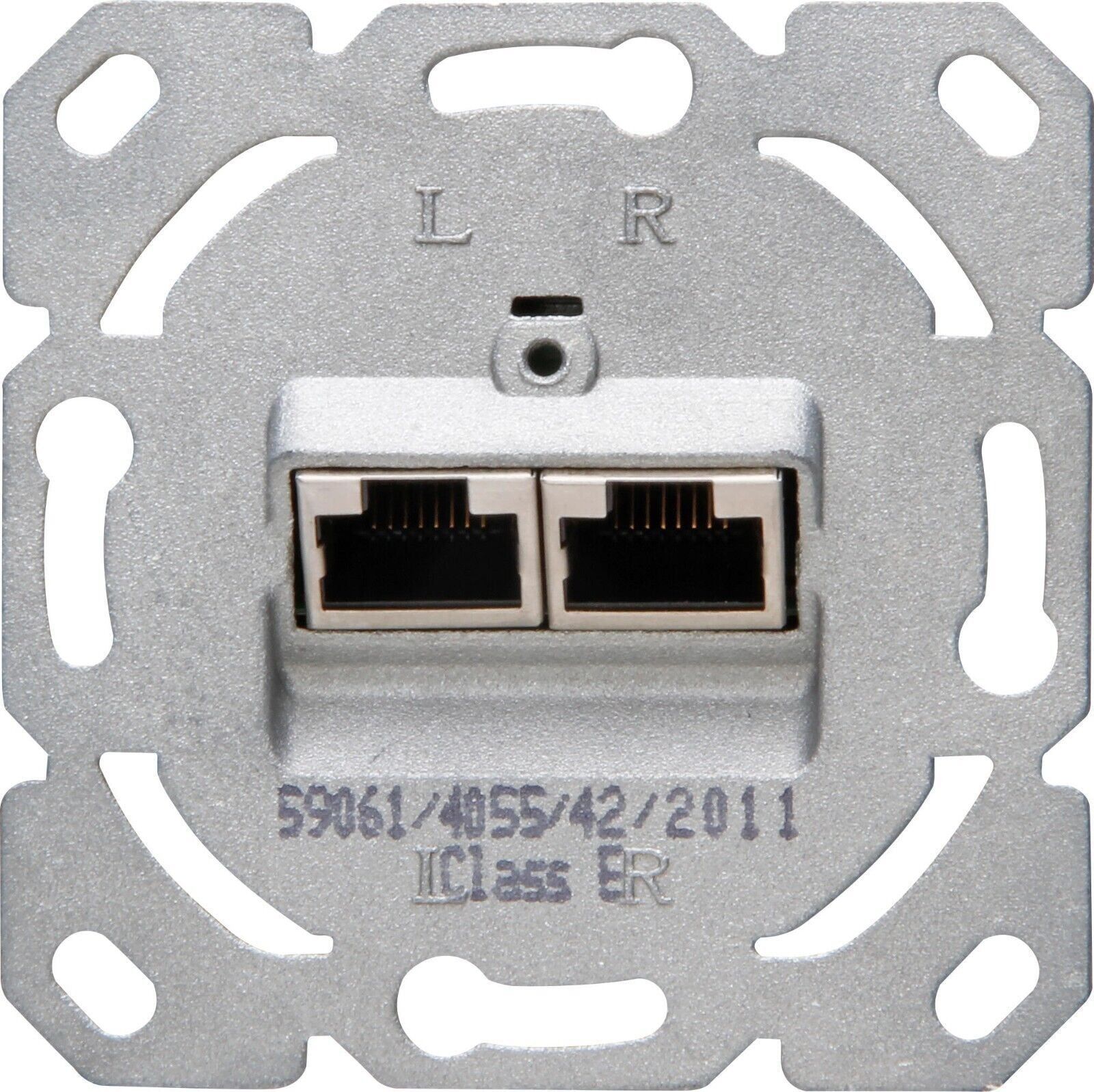 Kopp Netwerkstopcontact CAT6 met 2 aparte aansluitingen