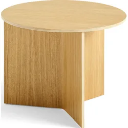 Slit Kaffeetisch 45 cm rund helle Eiche aus Holz