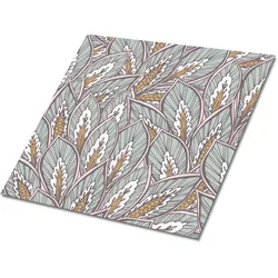 FLIESENAUFKLEBER 9 Stück 30x30 cm selbstklebend Östliches Blumenmuster