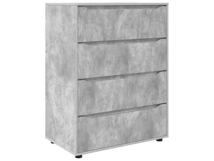 Heofavd Aufbewahrungsschrank Beton Grau 80 x 48 x 105 cm Holzwerkstoff